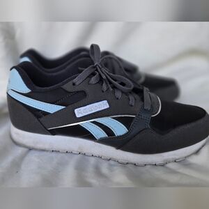Reebok Black and Blue Sneakers